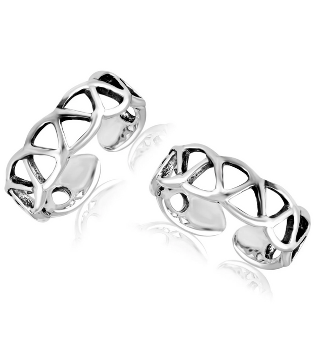 Weave Band Toe Ring
