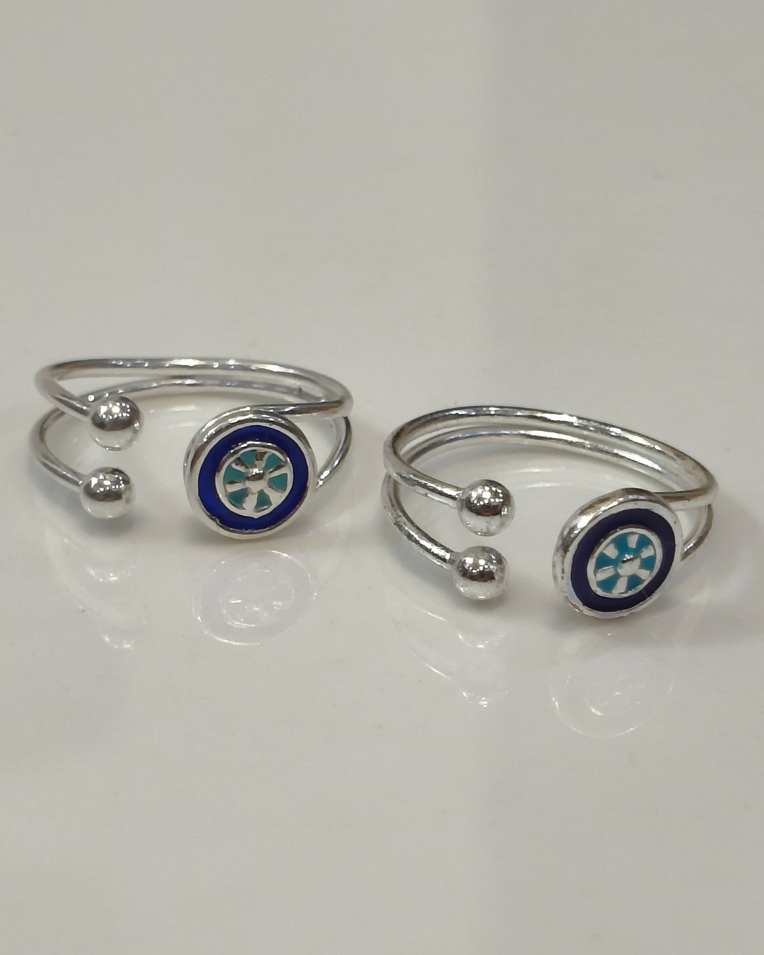 Mandala Toe Rings