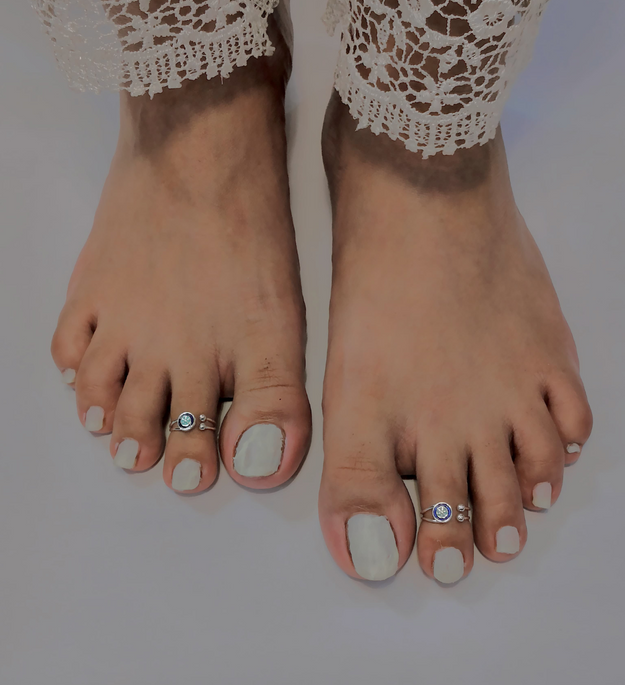 Mandala Toe Rings