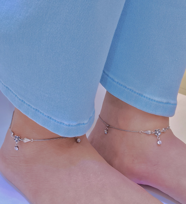 Crystal Drop Anklet