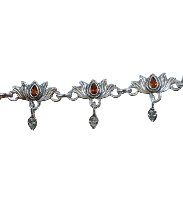 Floral Drop Anklet