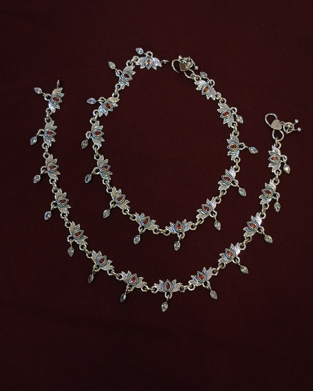 Floral Drop Anklet