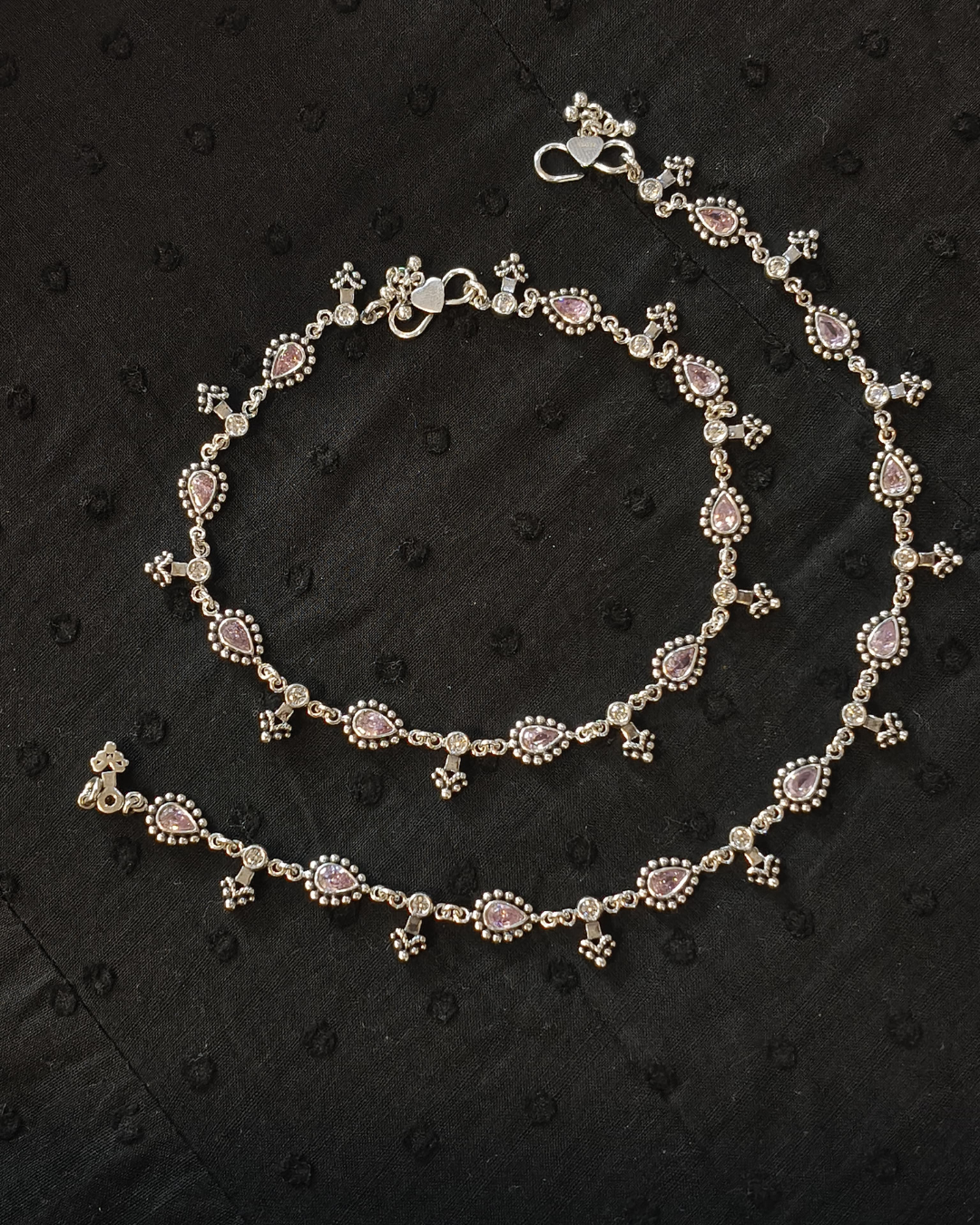 Pink Stone Anklet