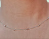 Beaded Silver Chain