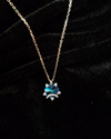 Blue Blossom Solitaire Chain