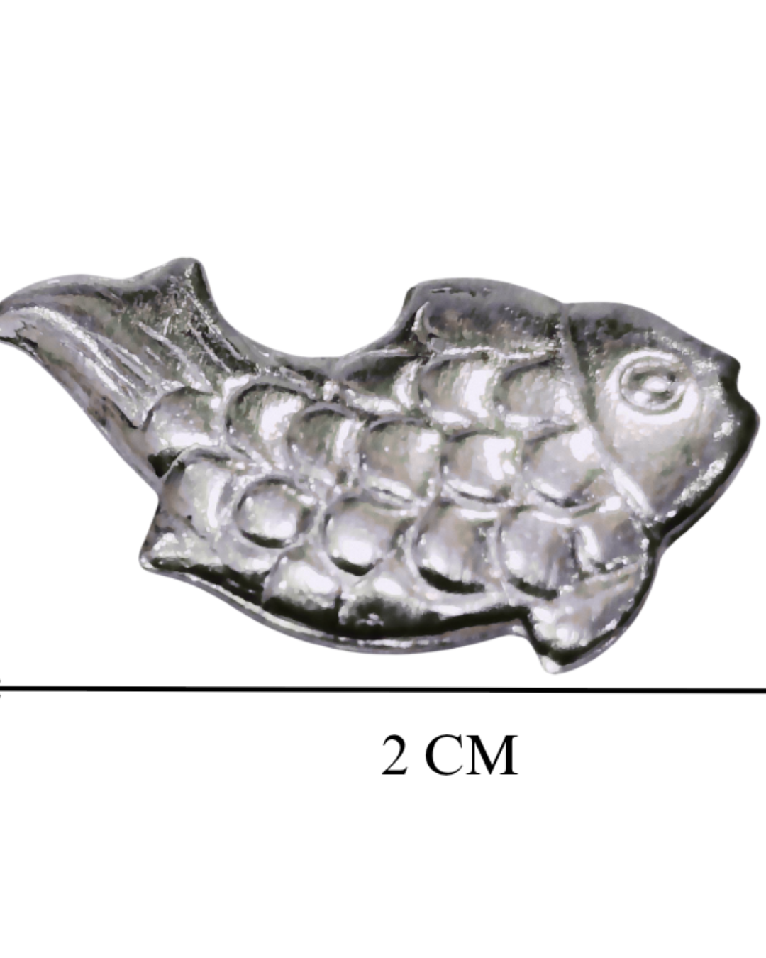 Classic Embossed Silver Fish