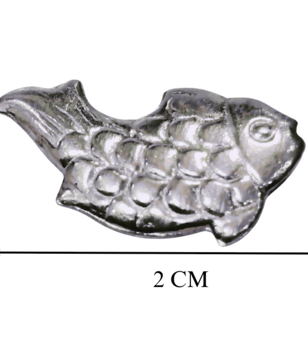 Classic Embossed Silver Fish