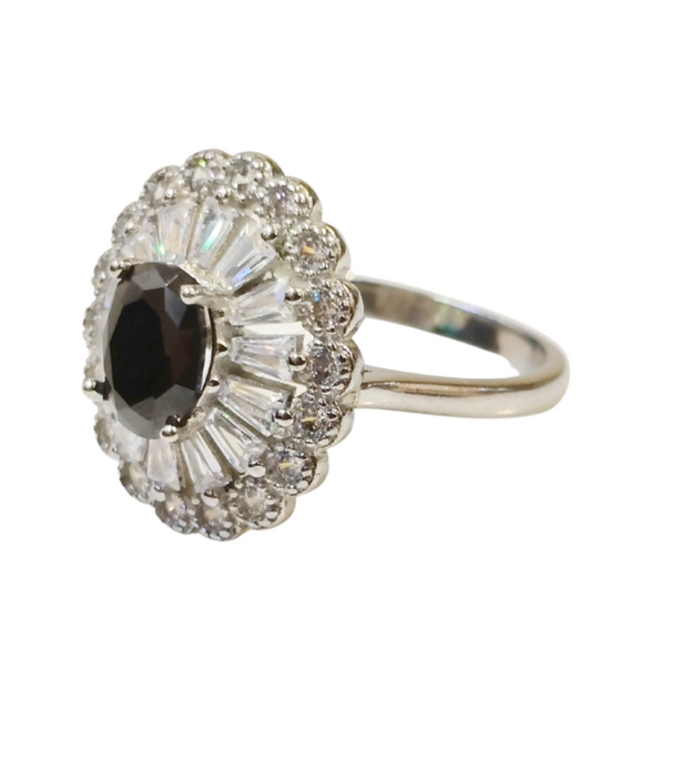 Midnight Halo Ring