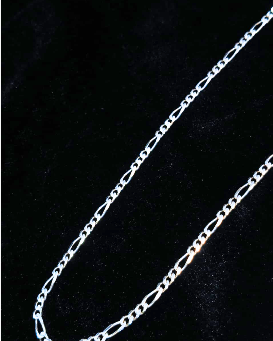 Sterling Silver Figaro Chain
