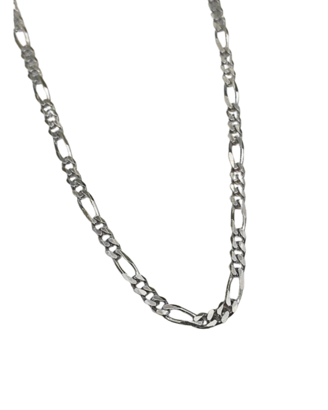 Sterling Silver Figaro Chain