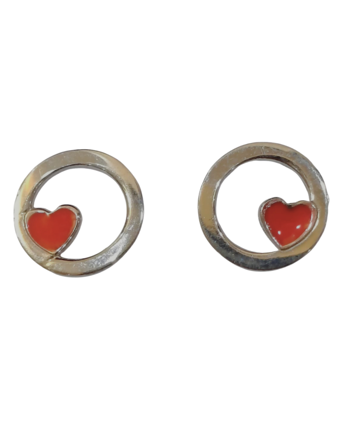 Red Heart Earrings