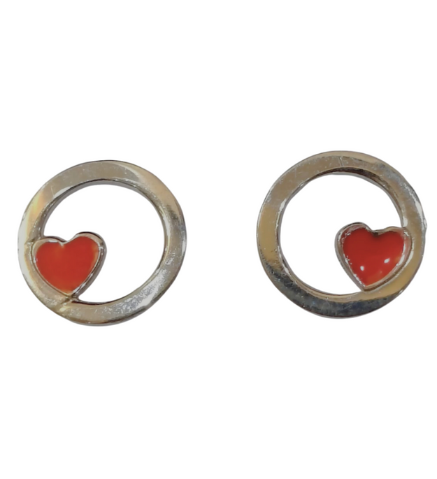 Red Heart Earrings