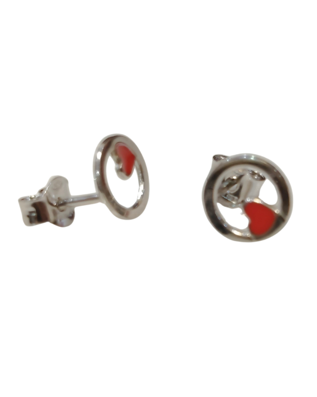 Red Heart Earrings