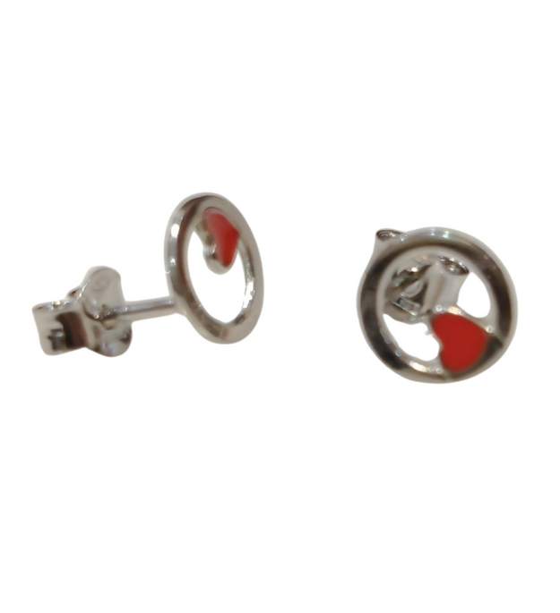 Red Heart Earrings
