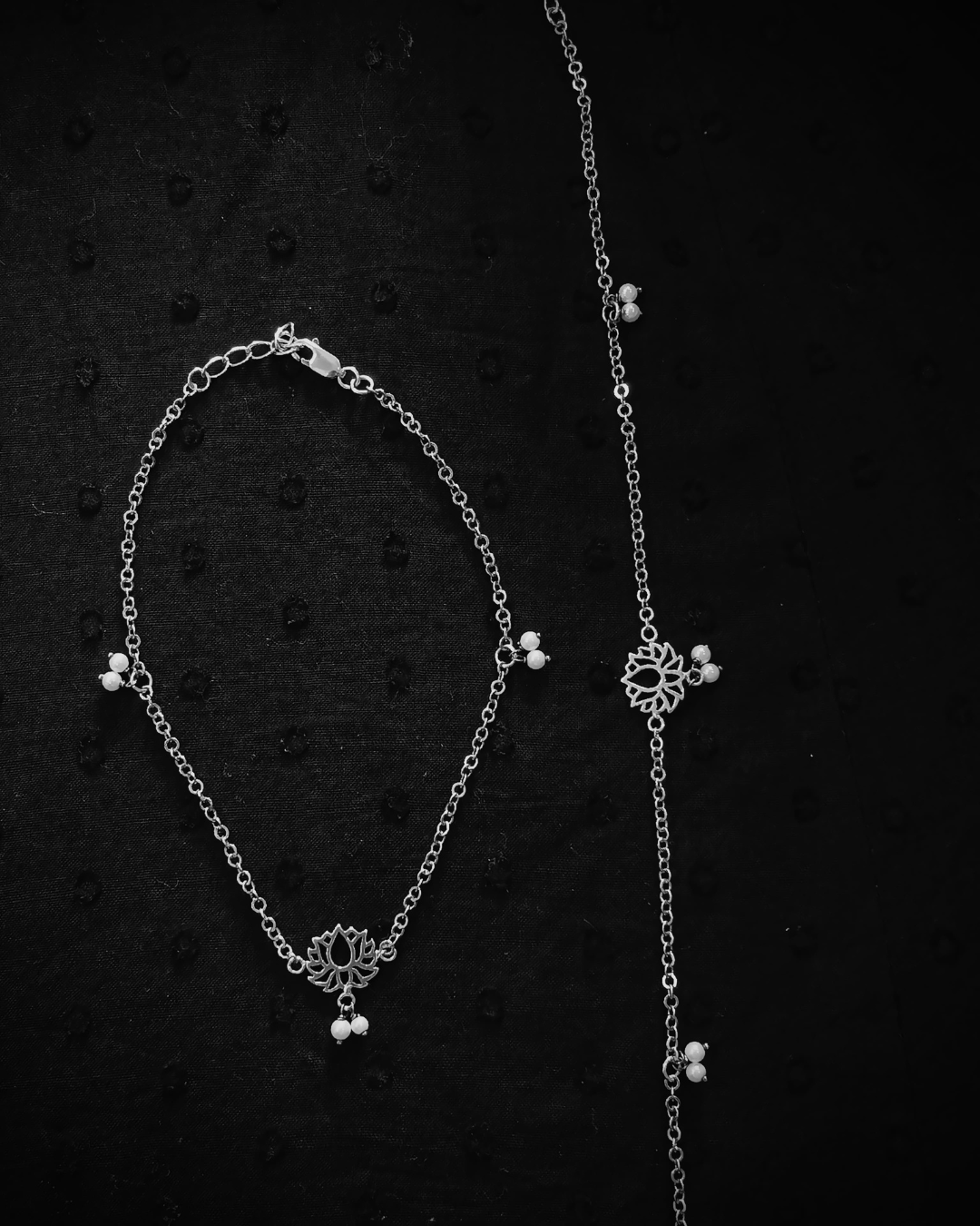 Lotus Drop Anklet