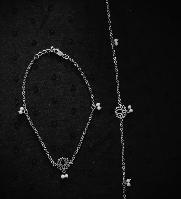 Lotus Drop Anklet