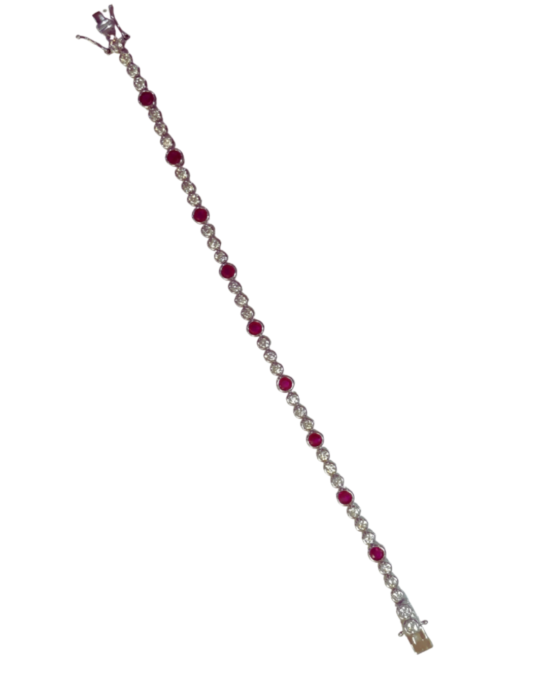 Ruby Tennis Bracelet