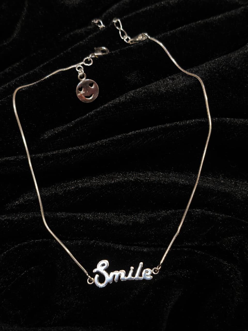925 Smile Silver Chain