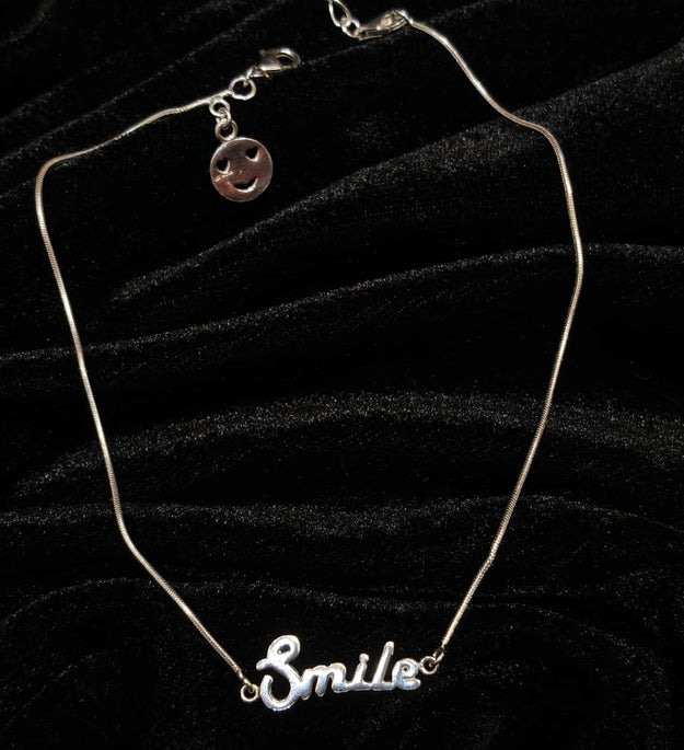 925 Smile Silver Chain