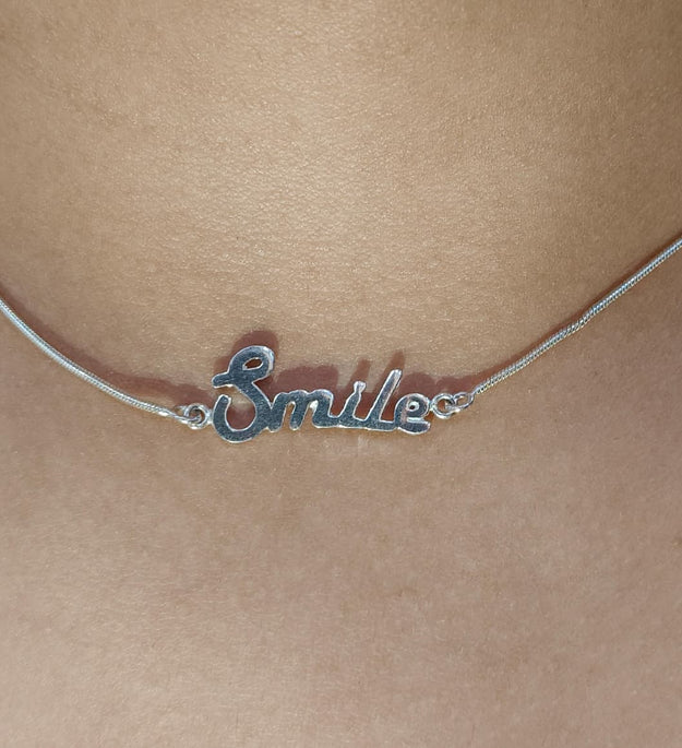 925 Smile Silver Chain